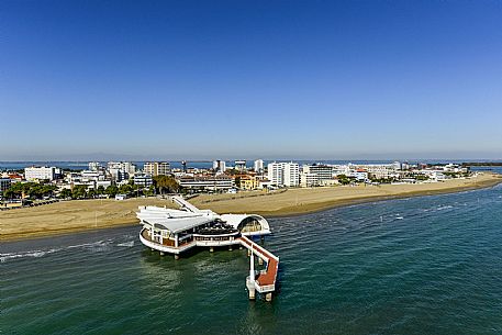 Aereal view of Lignano Sabbiadoro